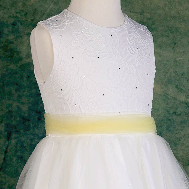 Lemon flower 2024 girl dress